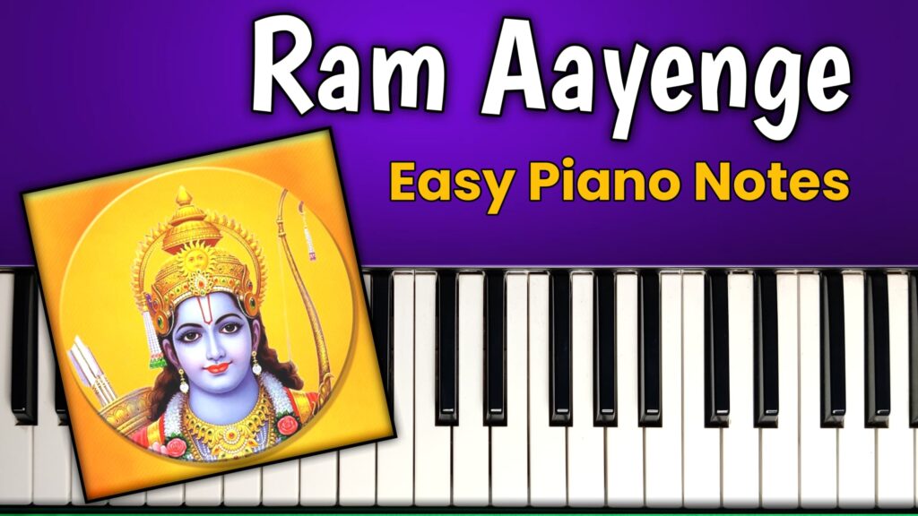 Ram Aayenge Lette klavernoter - Abhi-melodierRam Aayenge Lette klavernoter - Abhi-melodier  