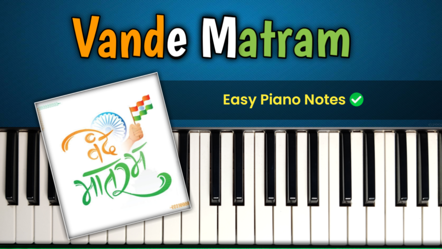 Vande Matram Easy Piano Notes