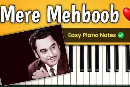 Mere Mehboob Qayamat Hogi Piano Notes