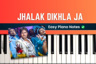 Jhalak Dikhla Ja Easy Piano Notes