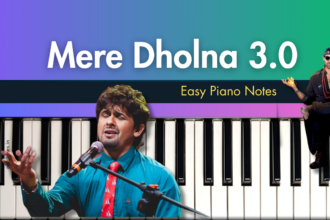 Mere Dholna 3.0 Easy Piano Notes