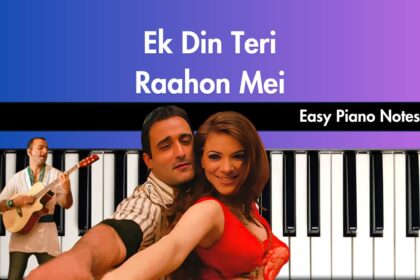 Ek Din Teri Raahon Mein Easy Piano Notes