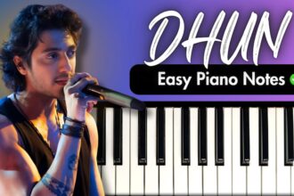 Dhun - Saiyaara Easy Piano Notes