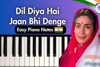 Aye Watan Tere Liye Easy Piano Notes